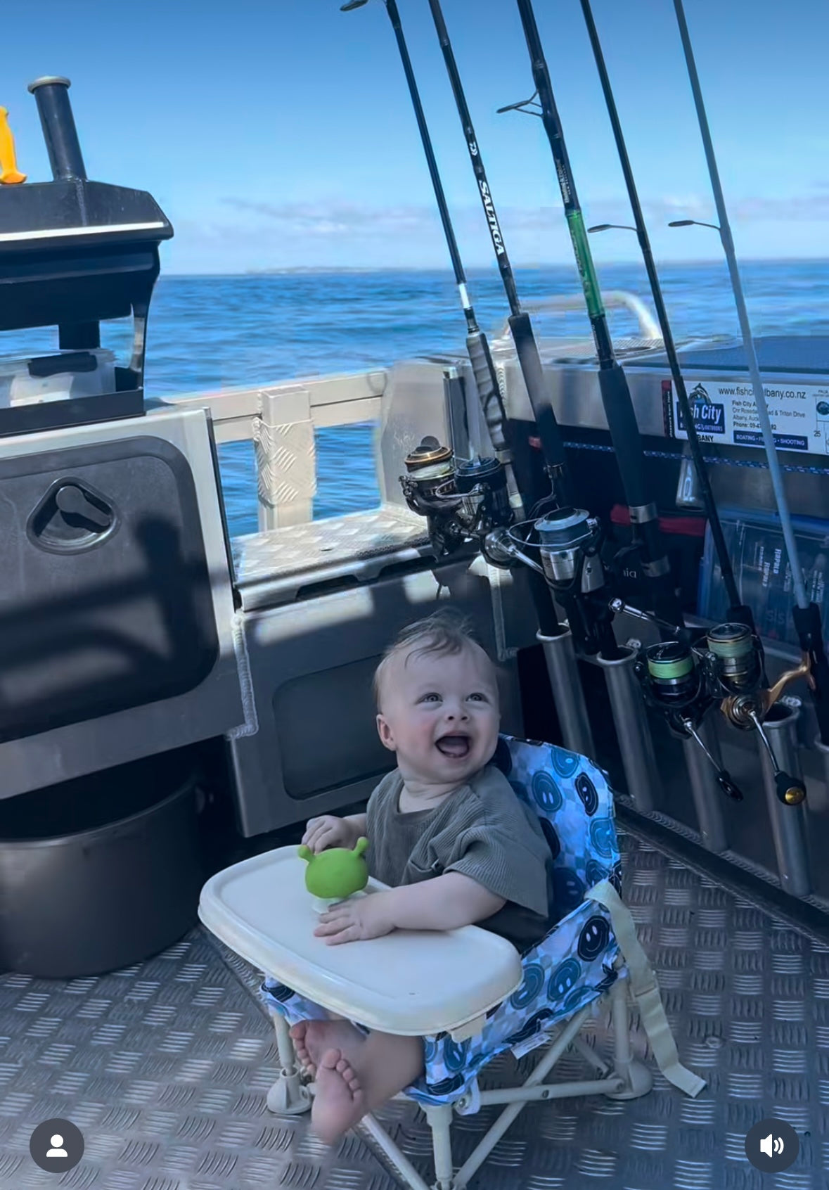 Blue Breeze Baby Chair