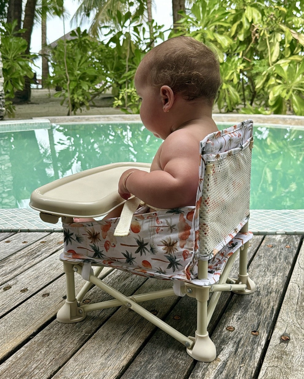 Tropical Palm Baby Chair